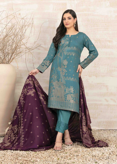 D-3886-R - Readymade - Umnia Staple Broochia Banarsi Suit 2024 - Memsaab Online