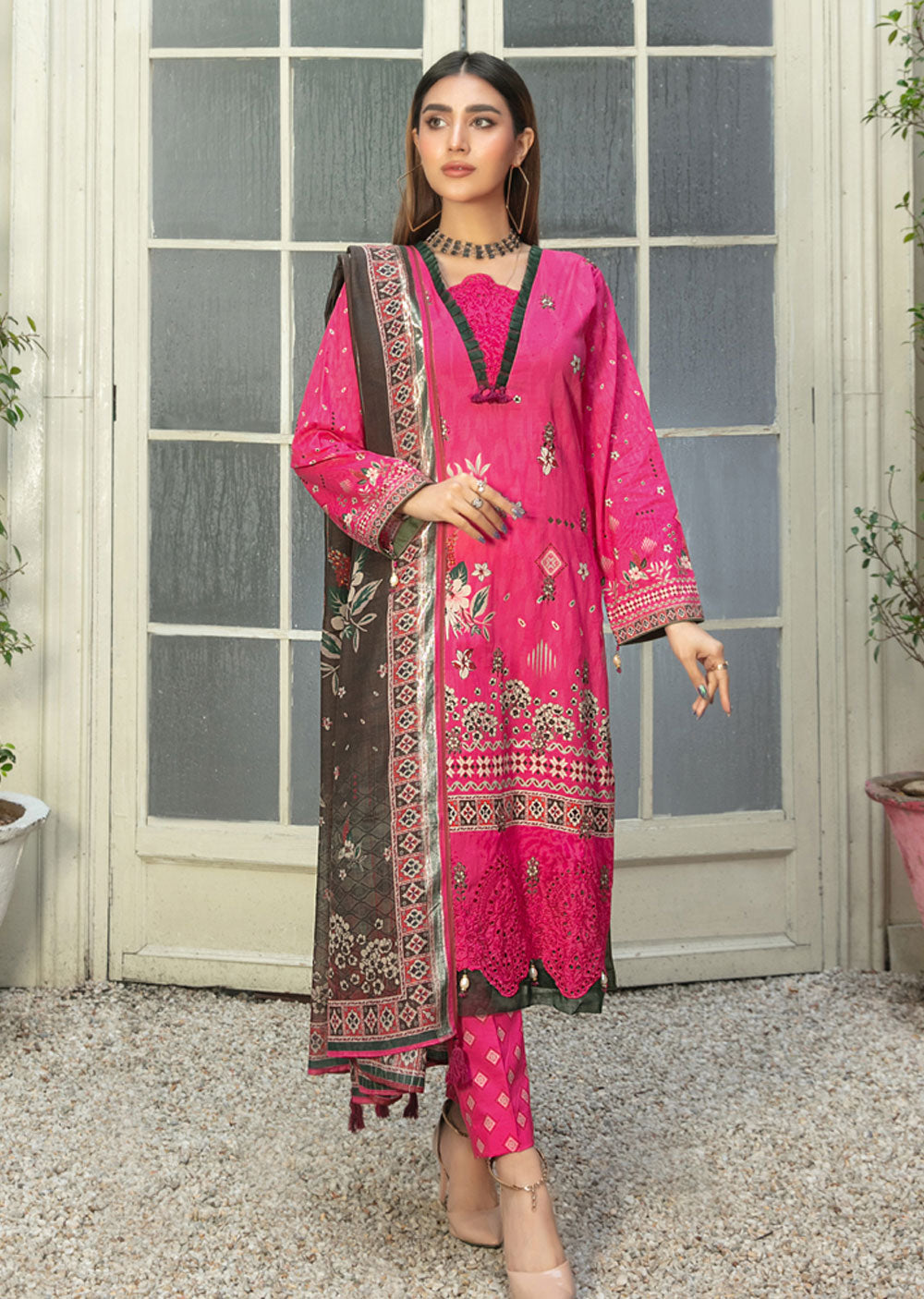 D-8843-R - Readymade - Dastak Collection by Tawakkal 2023 - Memsaab Online