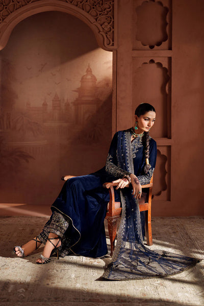 IV-66 Readymade Iznik Embroidered Velvet Edition 2025 - Memsaab Online