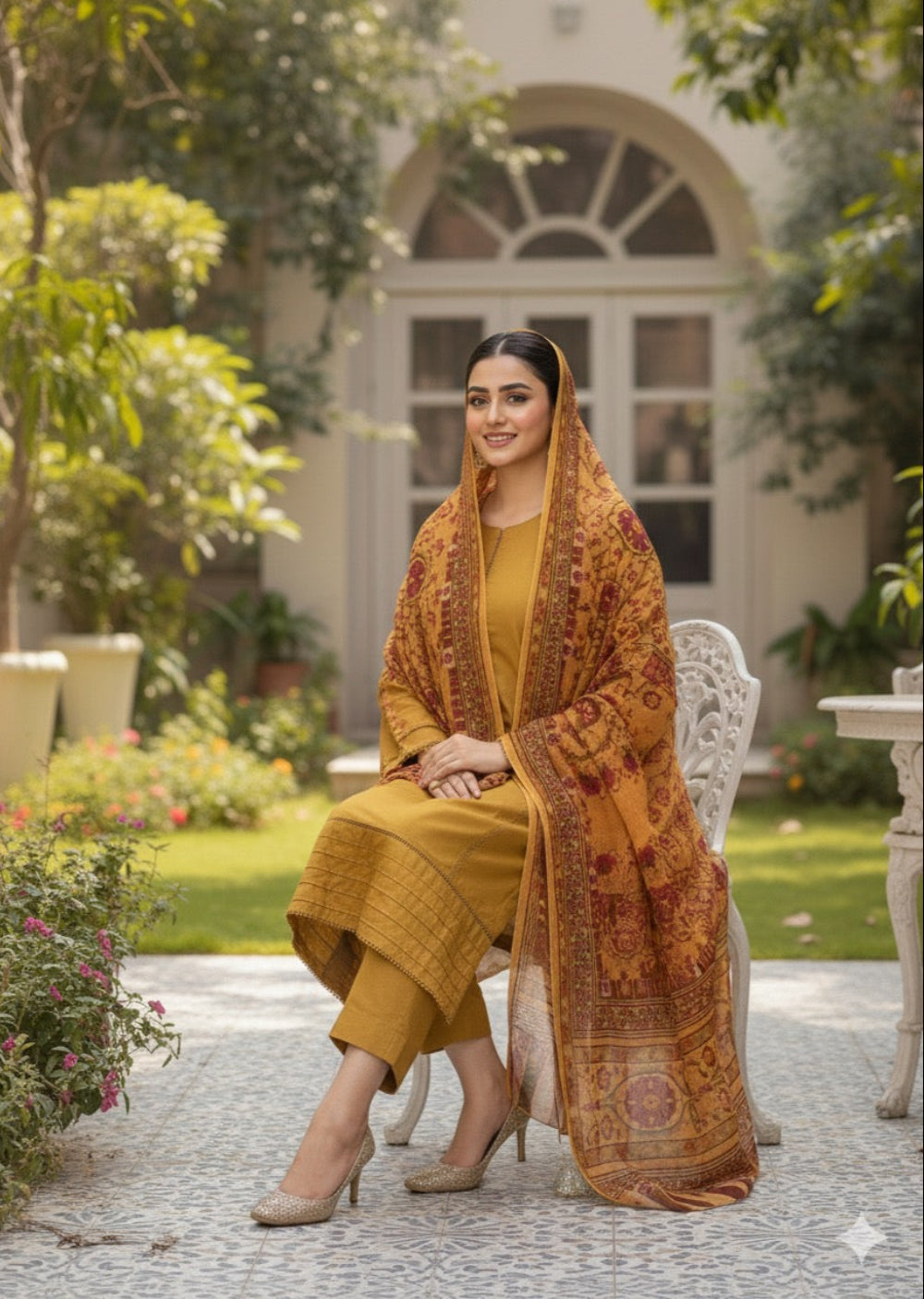 MSBMT-39 -Gomes- Readymade Outfit - 3 Piece Suit 2025 - Memsaab Online