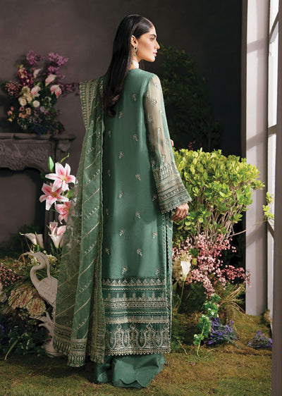 ACD-09 - Sea Mist - Unstitched - La Fuchsia Luxury formals 2023 - Memsaab Online