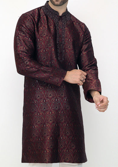 KRT-08 - Readymade - Mens Kurta Trouser Set - Memsaab Online