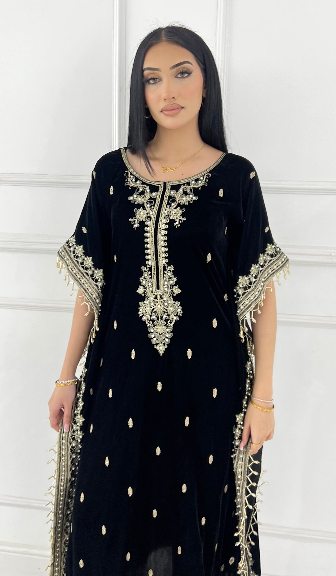 MSRW-01 Shalimi Fancy Jacket Kaftan - Memsaab Online