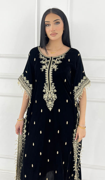 MSRW-01 Shalimi Fancy Jacket Kaftan - Memsaab Online