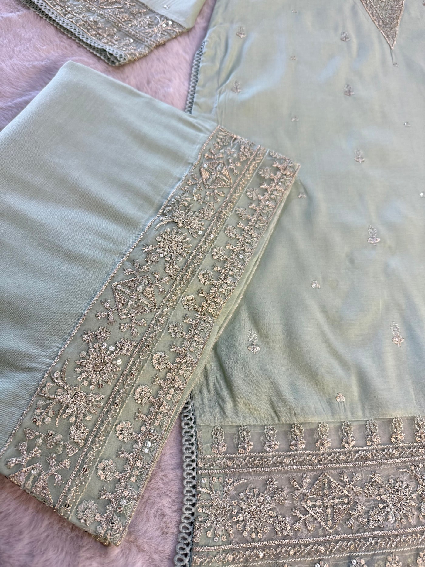ATR-1167- Readymade Sehrish B Lux Cotton - Memsaab Online