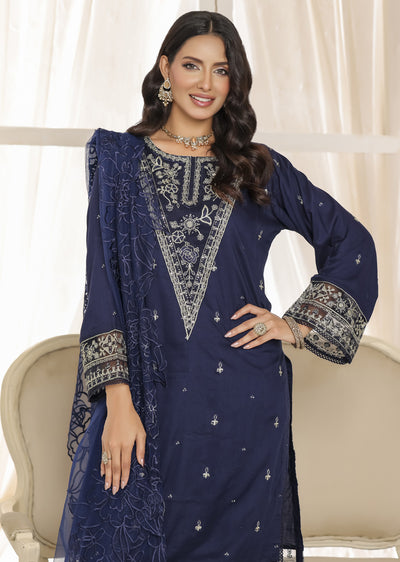 ATR-1167- Readymade Sehrish B Lux Cotton - Memsaab Online