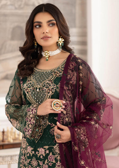 P-208- Unstitched - Dastoor by Ramsha Luxury Lawn Vol 2 - Memsaab Online