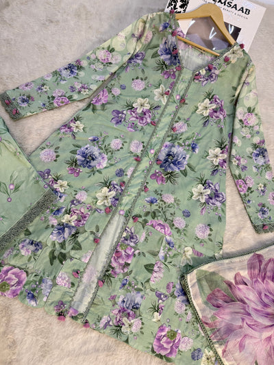 ELFECD-01-A- GARDENELLE - Readymade - Elaf Prints Collection 2025 - Memsaab Online