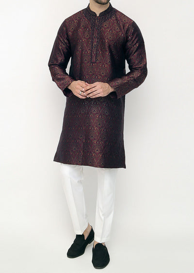 KRT-08 - Readymade - Mens Kurta Trouser Set - Memsaab Online