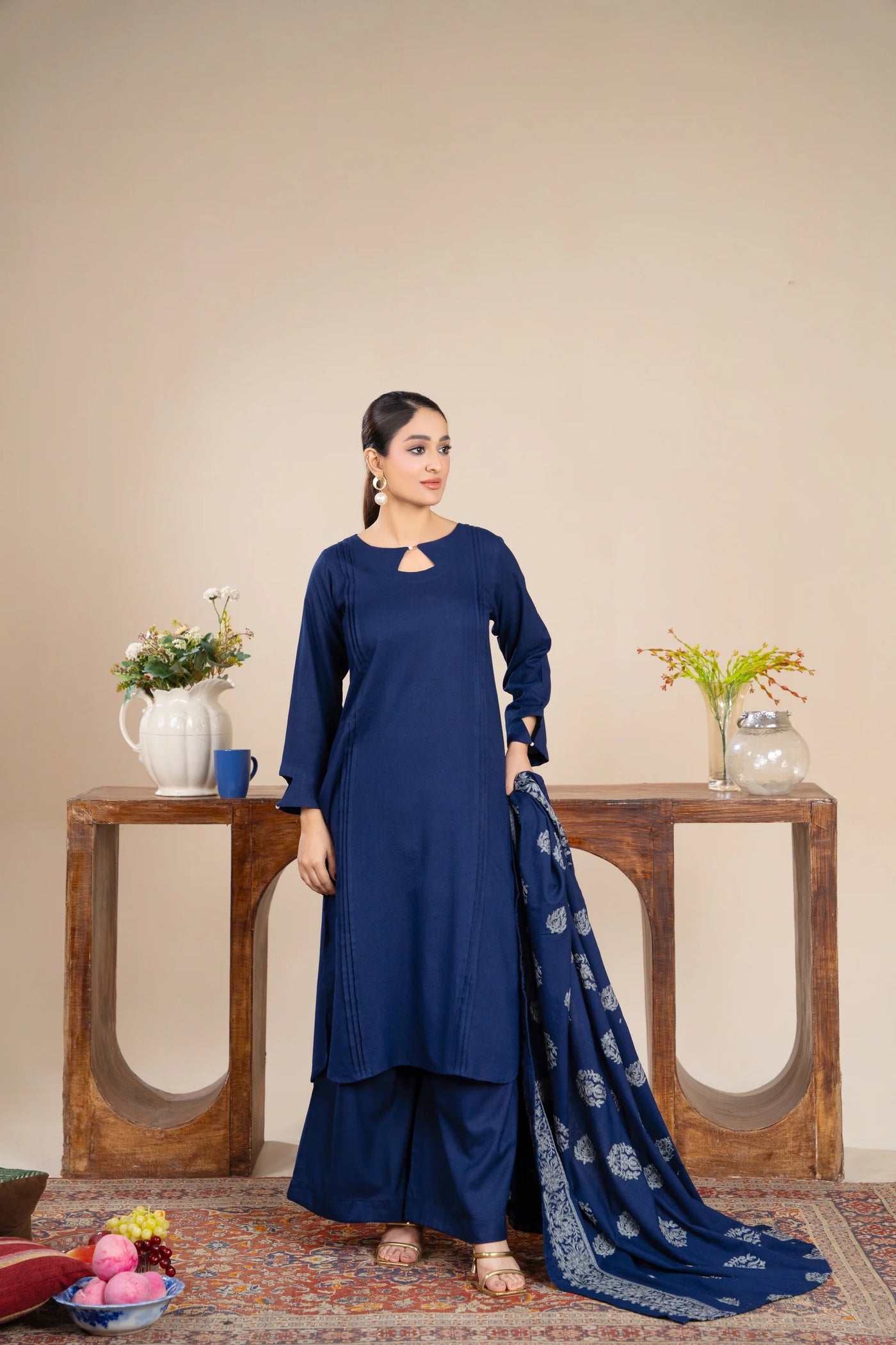 Samaa-01 Readymade - Rania.H Dhanak Collection 2025 - Memsaab Online
