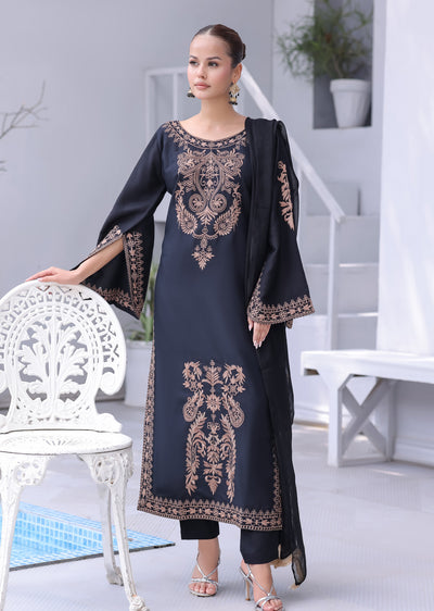 HK331 - Readymade Linen Outfit 2025 - Memsaab Online