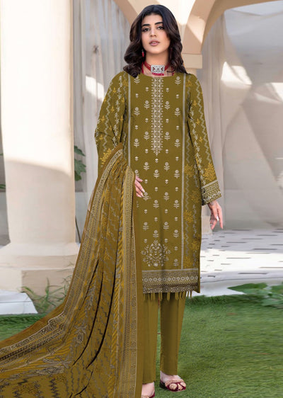 D-1260 - Unstitched Lawn Outfit 2025 - Memsaab Online