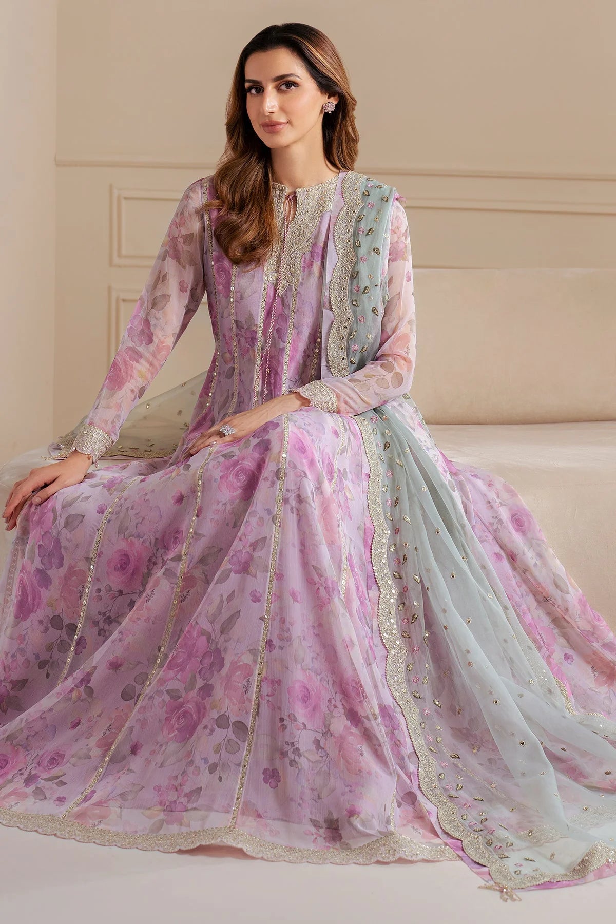 SFSH-08 - Readymade - Baroque Inspired Eid Rang - Memsaab Online