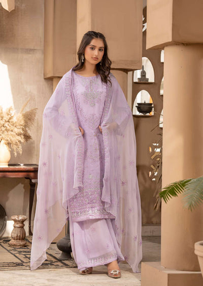RGZ7102 - RANGZ Chiffon Mother and Daughter Suit - Memsaab Online