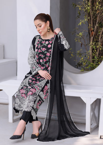 HK330 - Readymade Linen Outfit Outfit 2025 - Memsaab Online