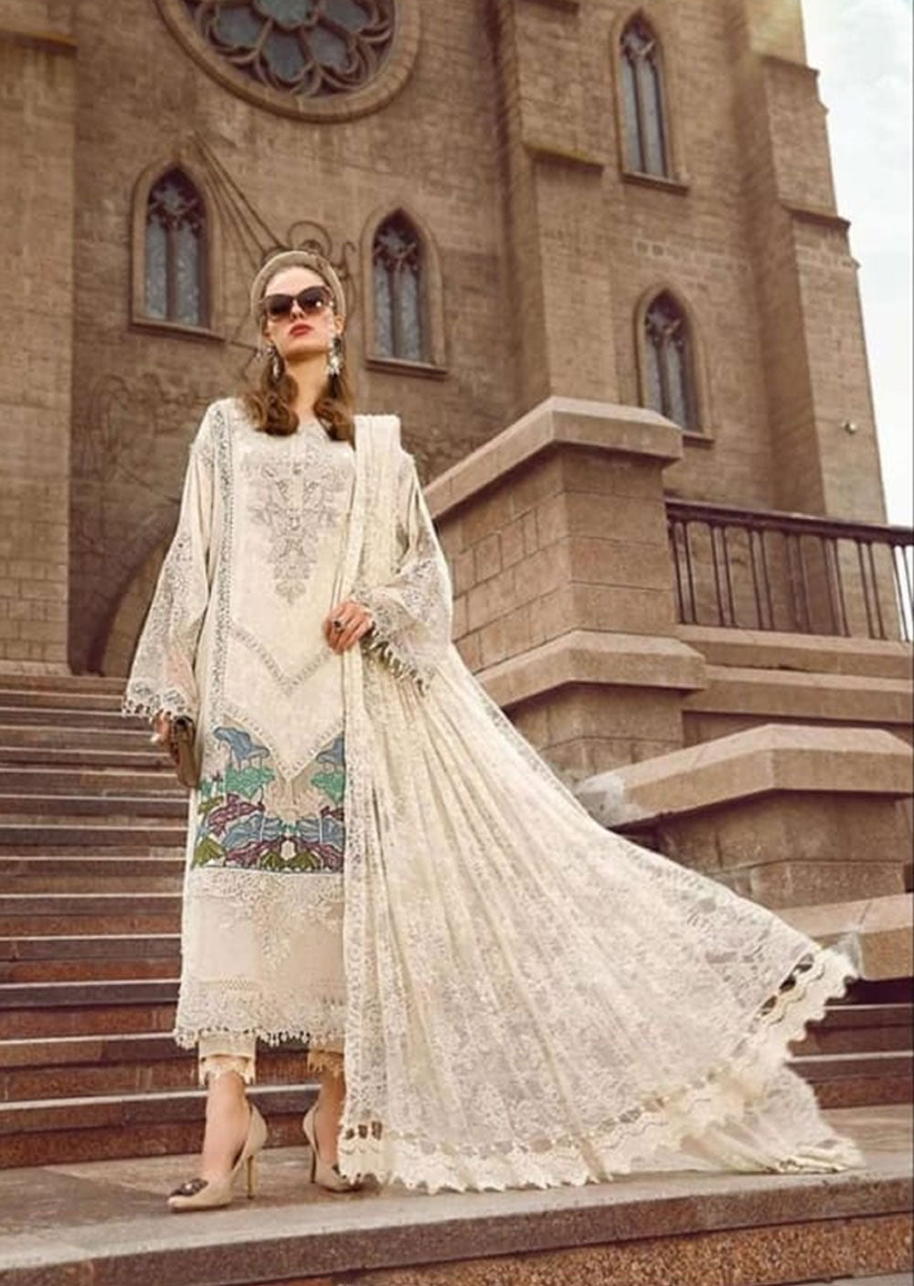 MDSS-12 - Unstitched Maria B Inspired Winter Dhanak Suit - Memsaab Online