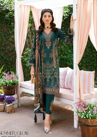 GLL-24V-08 - EMMELINE - Unstitched - The Summer Glow Lawn Collection 2024 - Memsaab Online