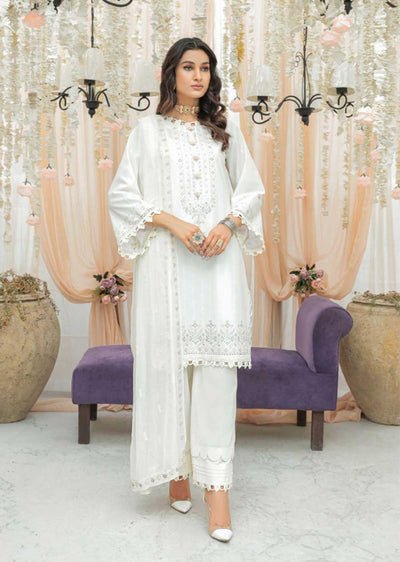 ZT-08 - Unstitched - Tishnagi Collection by Zarizaa 2023 - Memsaab Online