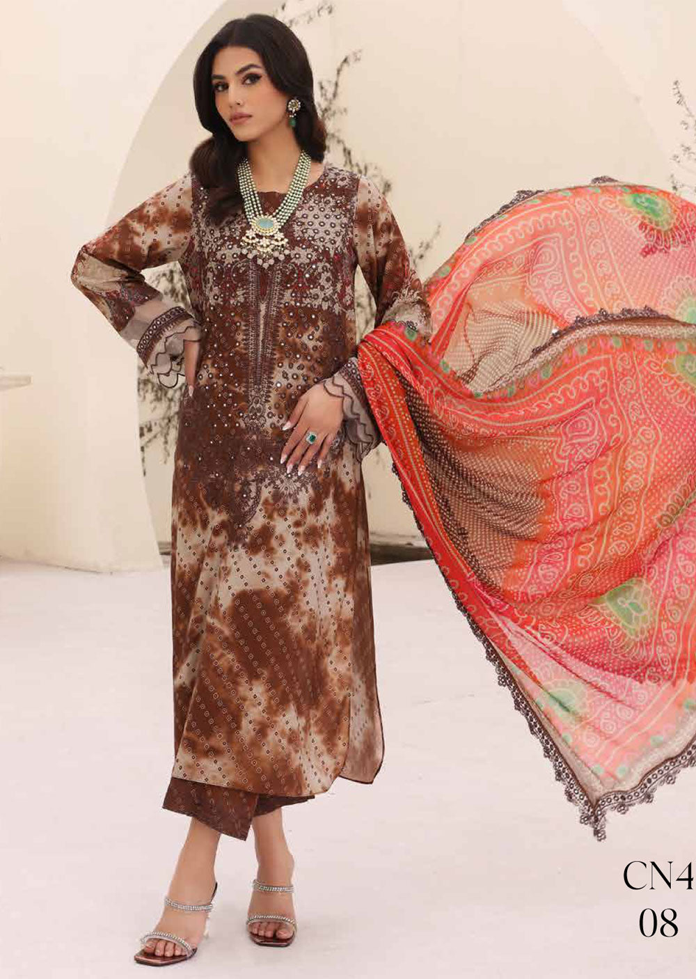 CND-08-R - Readymade - Charizma Naranji Spring Summer Vol 01 2024 - Memsaab Online