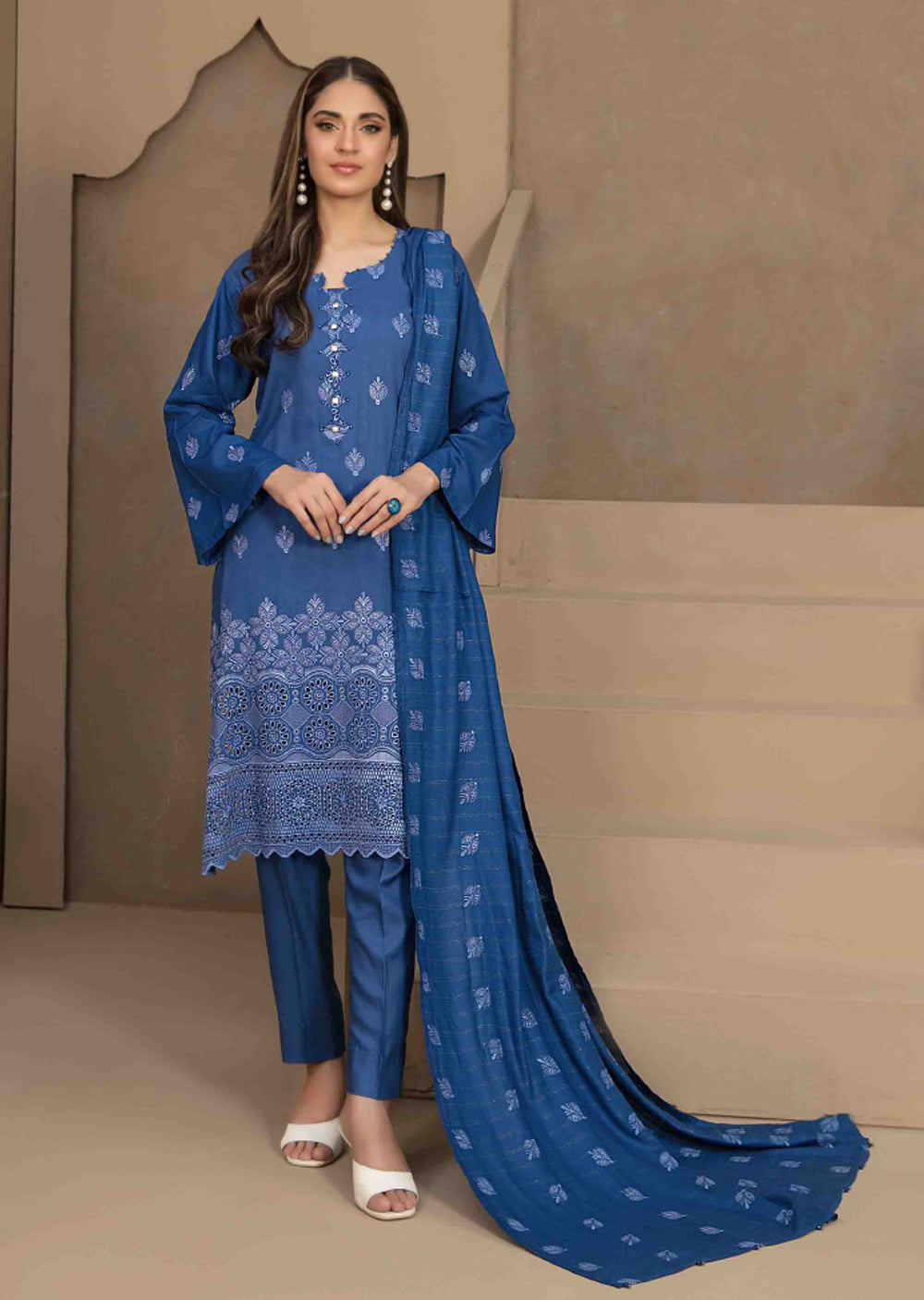 D-9808 - Unstitched - Tabeer By Tawakkal Collection 2024 - Memsaab Online