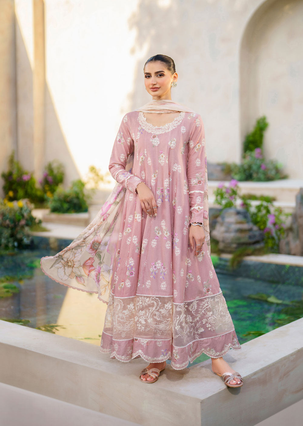 SFL-08 - Unstitched - Festive Lawn Collection by Iznik 2024 - Memsaab Online