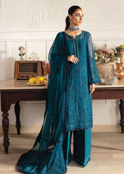 GLCC-08-R - Marleen - Unstitched - Gulaal Embroidered Chiffon Collection 2023 - Memsaab Online