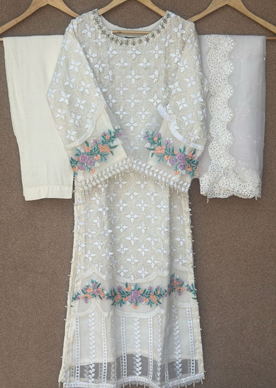 AL-4177 Readymade Allys Formal Organza (Outfit) - Memsaab Online