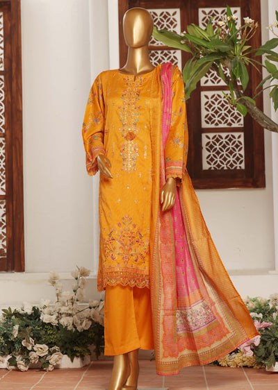 SDR-108 Summer Embroidered Lawn Suit - Memsaab Online