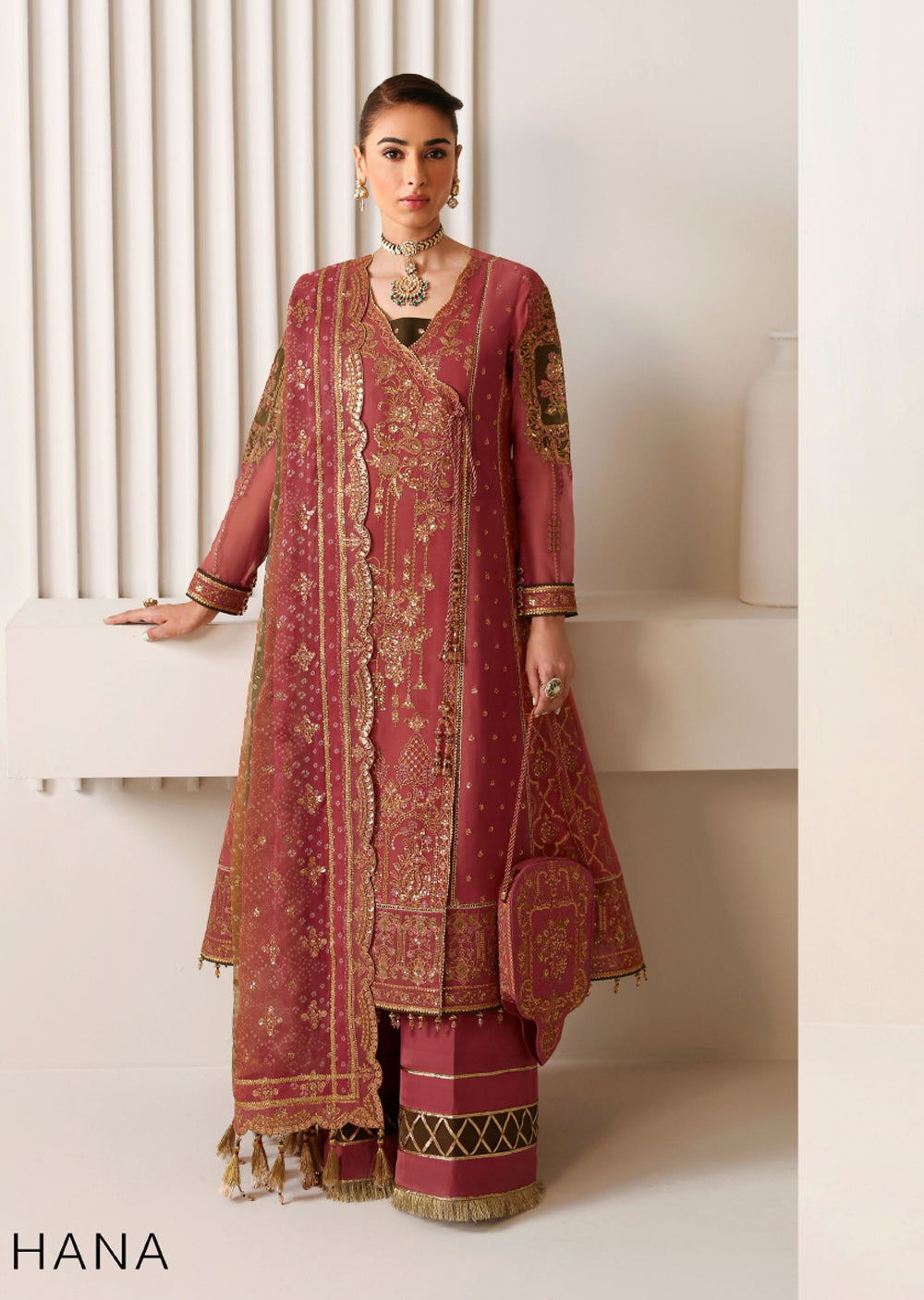 ALR-08-R - Hana - Readymade - LA RUHE Festive Collection 2024 - Memsaab Online