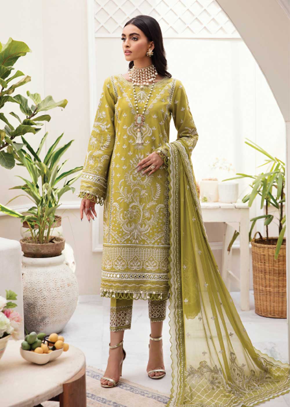 GLS-08R - Aafaq - Readymade - Gulaal Luxury Lawn Vol 2 2023 - Memsaab Online