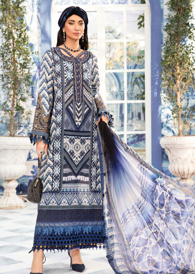 MSBTR-108-B - Readymade - Maria B MPrints Lawn Eid Collection 2024 - Memsaab Online