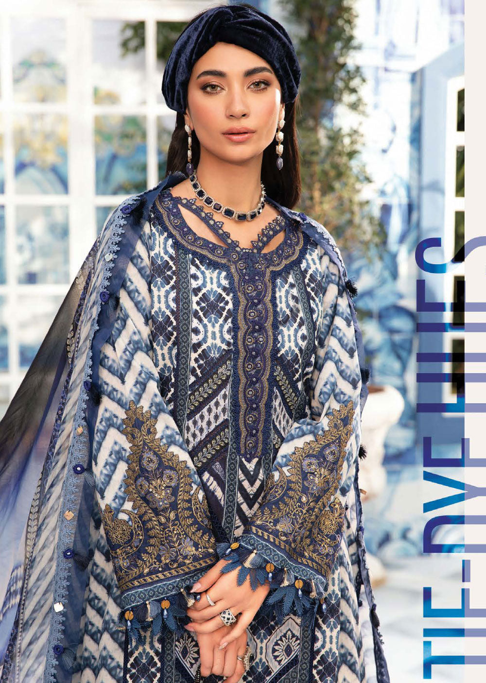 MSBTR-108-B - Readymade - Maria B MPrints Lawn Eid Collection 2024 - Memsaab Online