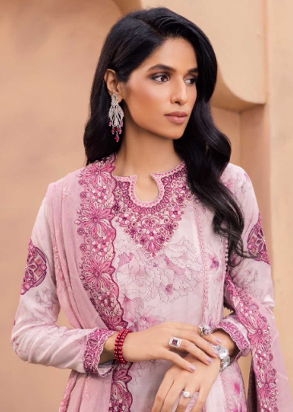 IZU-08 - Unstitched - Aashiaan Festive Lawn Collection by Iznik 2023 - Memsaab Online