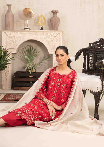 NTR-5267 - Unstitched - Nurten Fancy Embroidered Viscose Suit 2025 - Memsaab Online