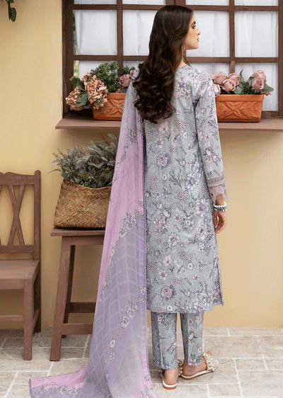 N-508 - Unstitched - Ramsha Rangrez Lawn Collection Vol 5 2024 - Memsaab Online