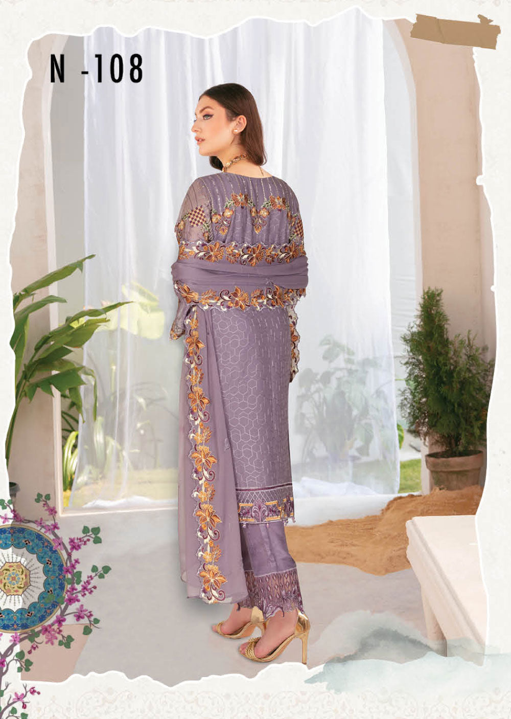 NYB-08-R - Readymade - Nayab Chiffon Collection Vol 1 - Memsaab Online