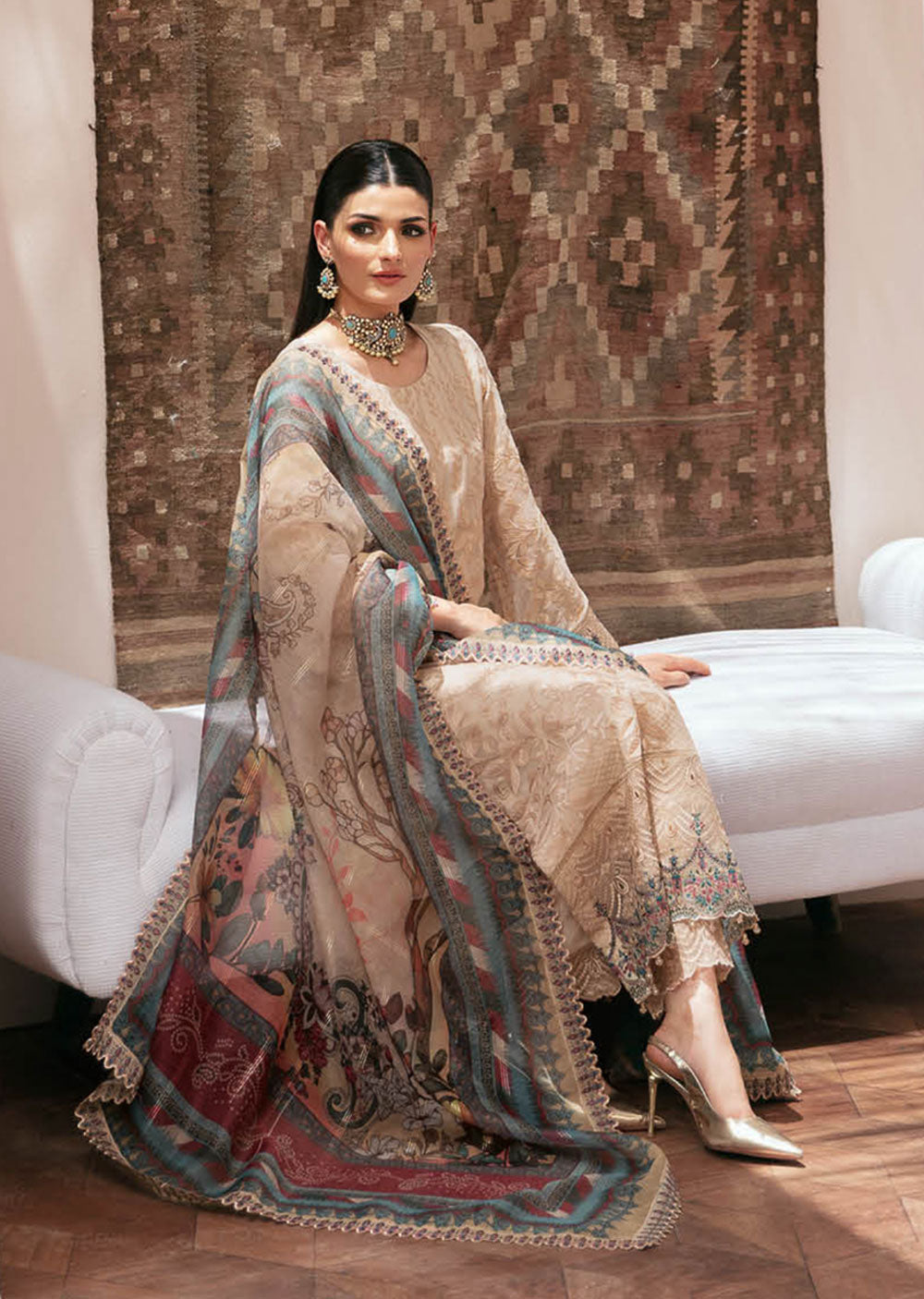 T-208 - Unstitched - Ramsha Dastan Collection Vol 2 2024 - Memsaab Online