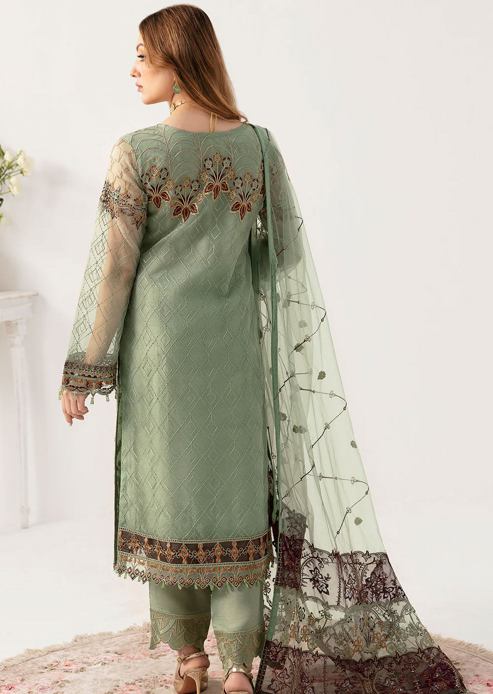 M-1108 - Unstitched - Ramsha Minhal Vol 11 2024 - Memsaab Online