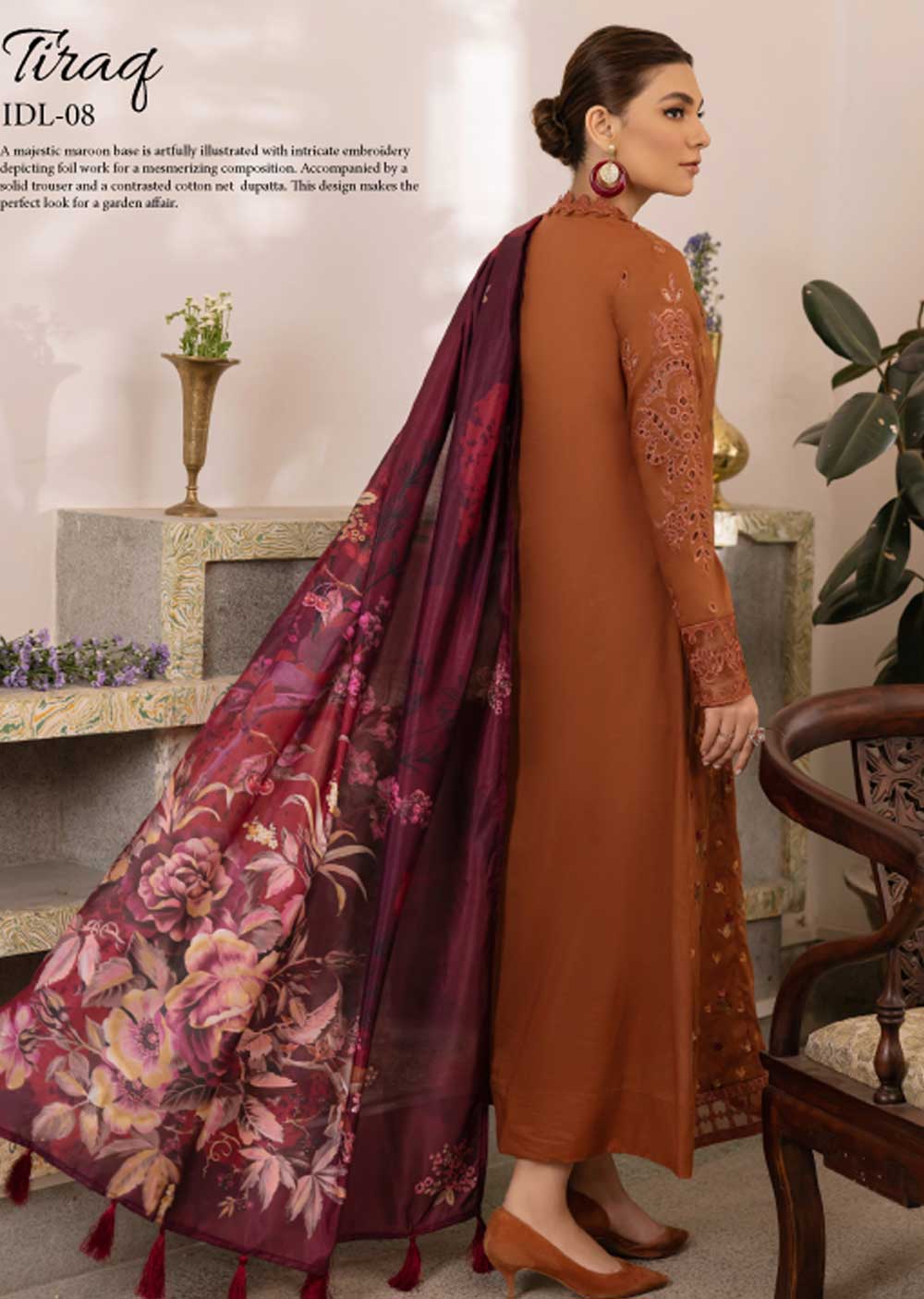 IDL-08R - Readymade - Dastan Collection by Iznik 2023 - Memsaab Online