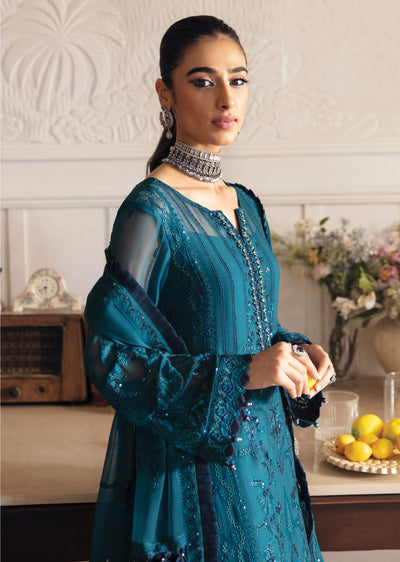 GLCC-08-R - Marleen - Unstitched - Gulaal Embroidered Chiffon Collection 2023 - Memsaab Online