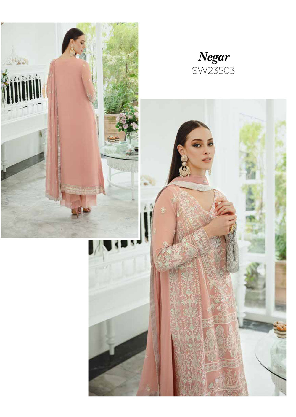 SW2308 - Readymade - Freesia by Ariya Chiffon De Luxe 2024 - Memsaab Online