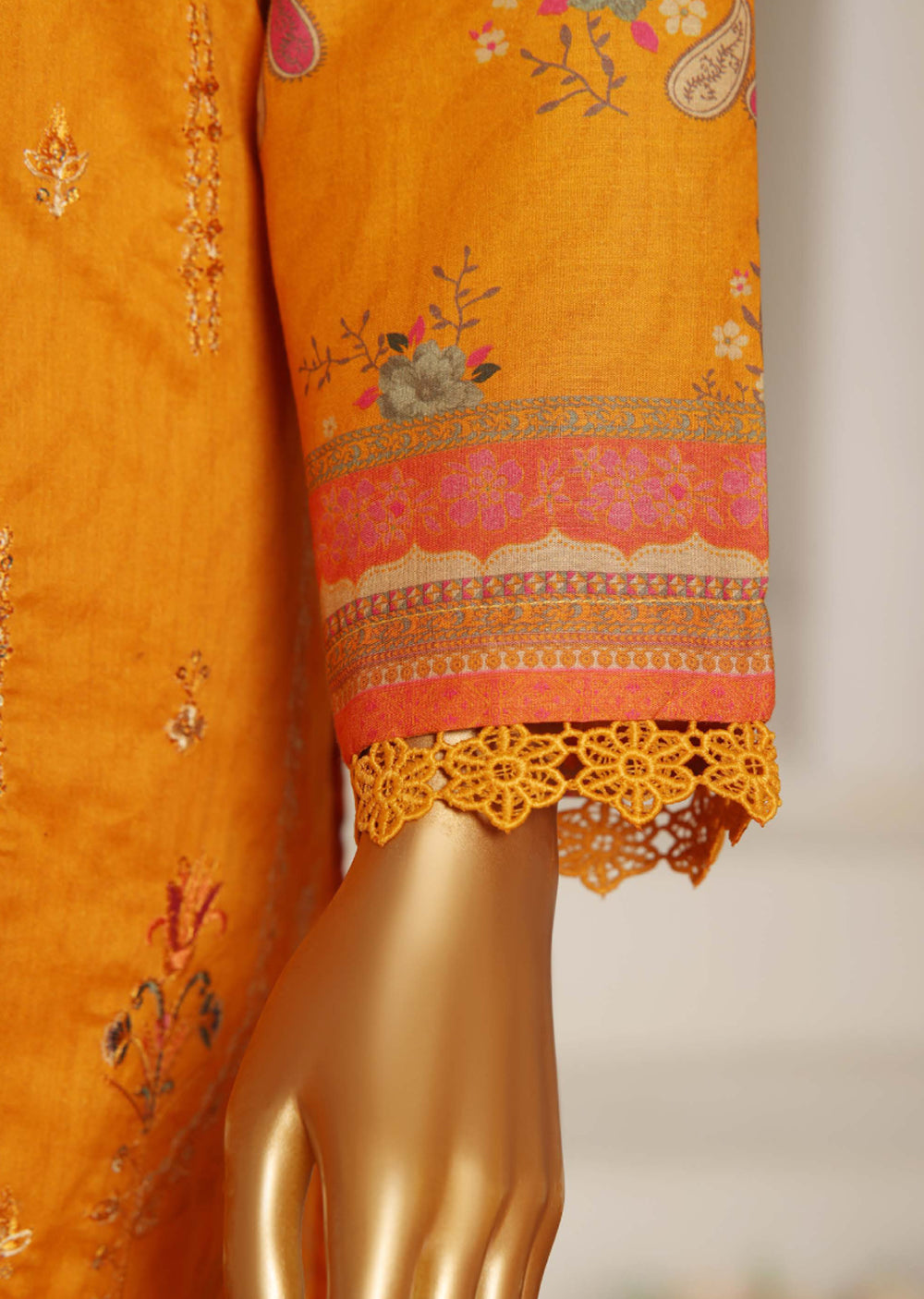 SDR-108 Summer Embroidered Lawn Suit - Memsaab Online