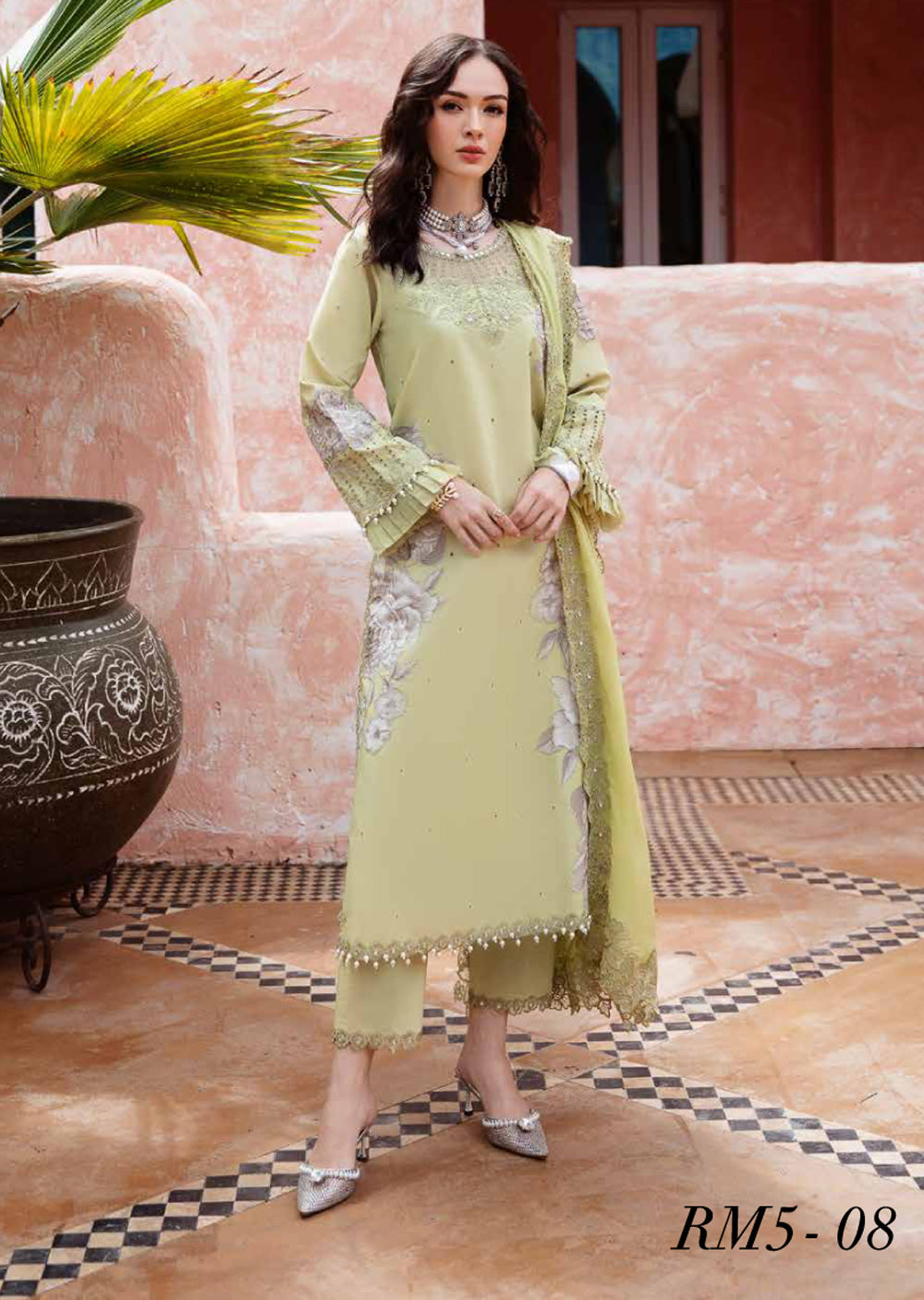 CHRZM-08 - Unstitched - Charizma Reem Collection 2025 - Memsaab Online