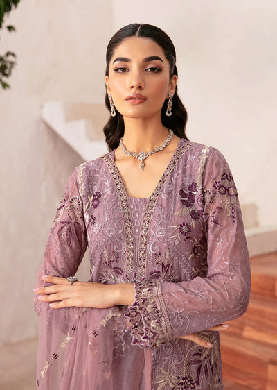 D-1208-R - Readymade - Rangoon by Ramsha Chiffon Collection Vol 12 2024 - Memsaab Online