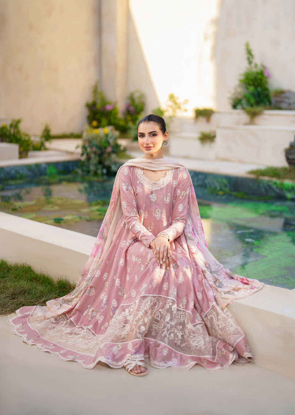 SFL-08 - Unstitched - Festive Lawn Collection by Iznik 2024 - Memsaab Online