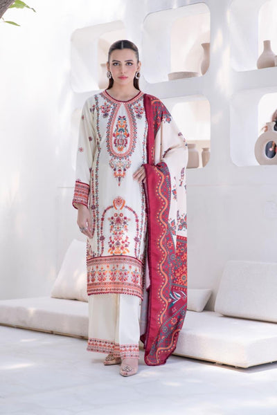 HRM19 - Readymade Memsaab Formal LINEN Suit 2025 - Memsaab Online