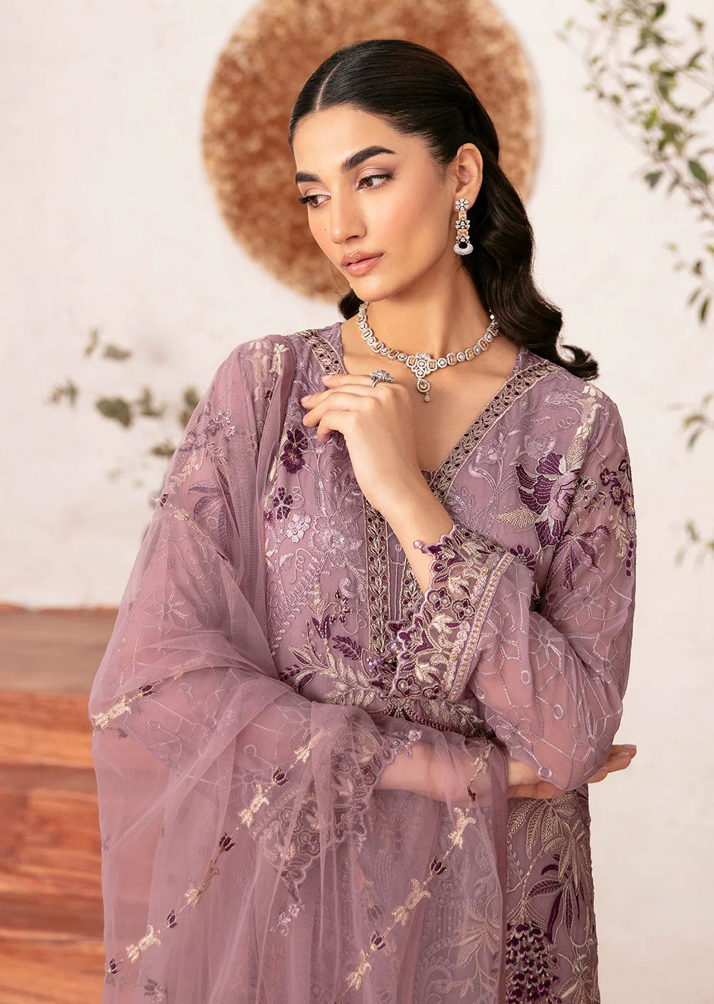 D-1208 - Unstitched - Rangoon by Ramsha Chiffon Collection Vol 12 2024 - Memsaab Online