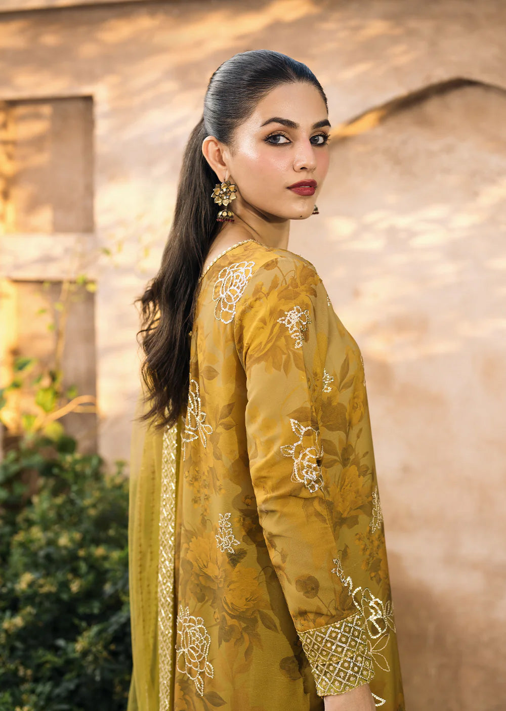 IZKN-08 - Readymade - Bandhani Chiffon Collection by Iznik 2025 - Memsaab Online