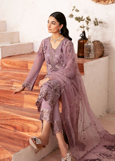 D-1208 - Unstitched - Rangoon by Ramsha Chiffon Collection Vol 12 2024 - Memsaab Online