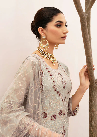 K-208-R - READYMADE - Ramsha Kashish Weightless Chiffon Vol 2 2024 - Memsaab Online